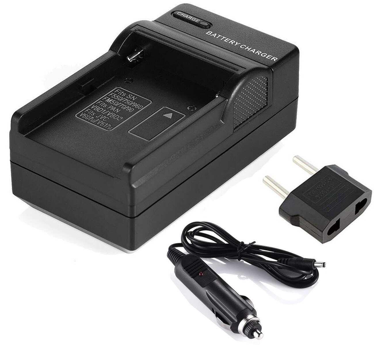 Battery Pack for Sony HXR-MC1500, HXR-MC1500E, HXR-MC1500C, HXR-MC1500P, HXR-MC2000, HXR-MC2500, HXR-MC2500E AVCHD Camcorder: NP-F550 Wall Charger