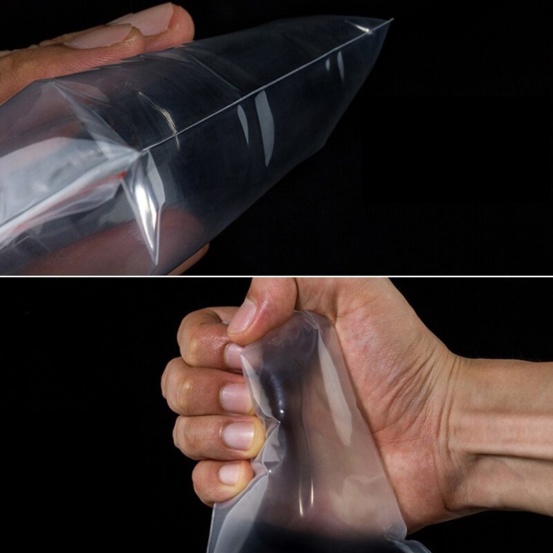 Sac de rangement en plastique à fermeture automatique, 100 pièces, sac de stockage des aliments, sac Transparent refermable, sac à chaussures, sac de rangement sous vide, sacs transparents