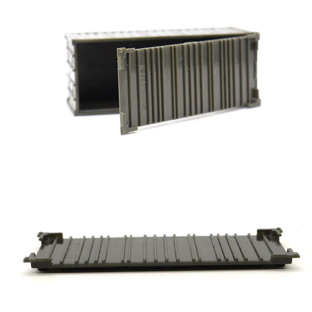 20GP 1/87 HO Scale Model Train Container Freight Car For Railroad Railway Accessories Layout
