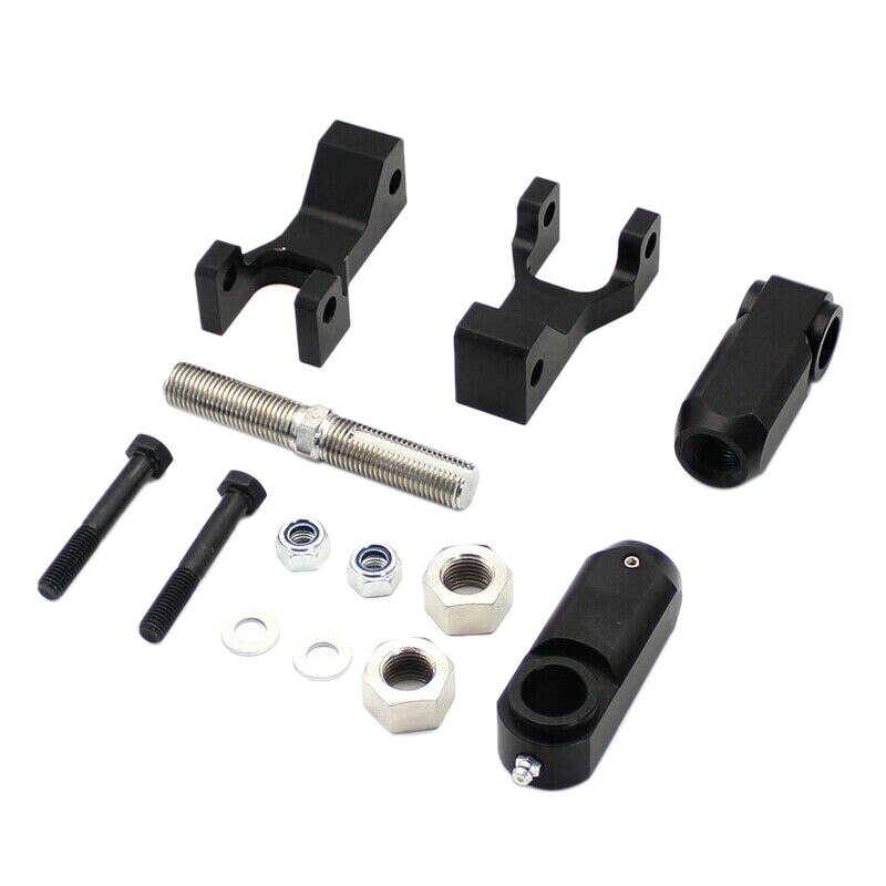 Atv voor- en achterverlagingsset voor yamaha raptor 350 660 700 yfm 350 700 zwart: Default Title