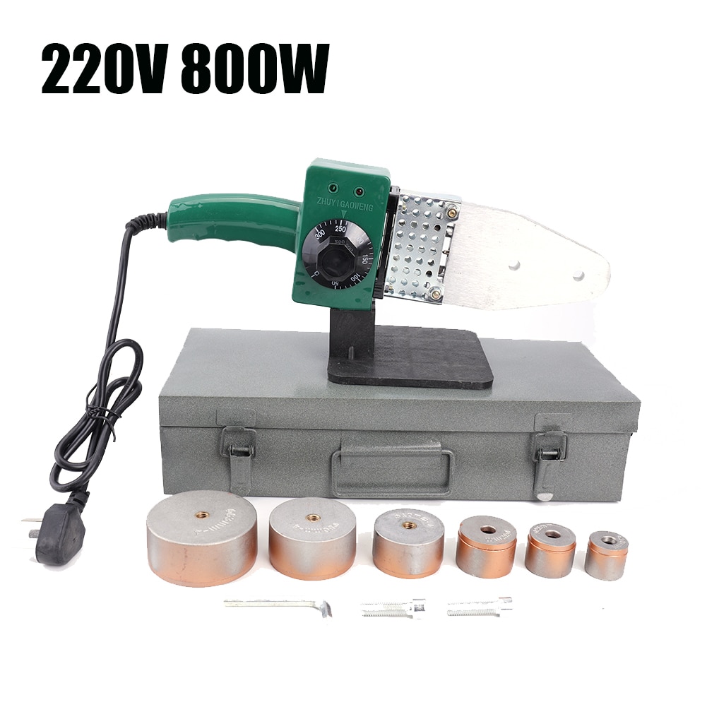 Pipe Welding Machine Pipe Soldering Iron Plastic Welding PP/PPR/PB/PE Tube Heating Melt Machine Temperature Control Tool
