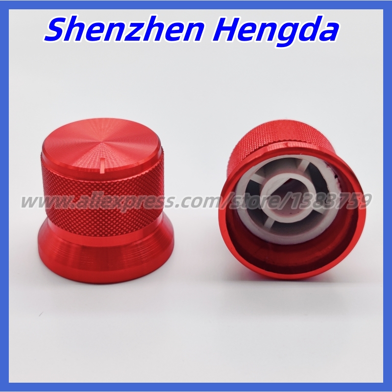 2 stück 20 × 17,5 MM verrotten Aluminium Legierung Knopf Kappe Potentiometer Geschwindigkeit Kontrolle schalten Knopf Geeignet Für Halb welle 6MM