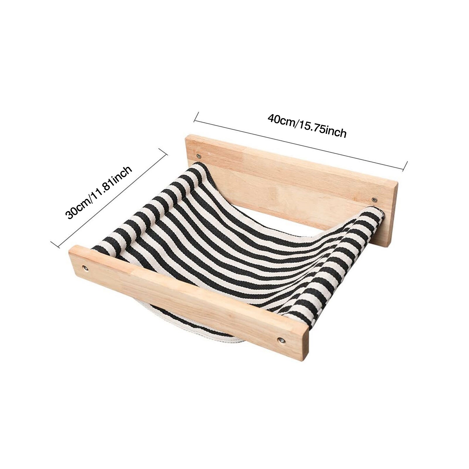 Cat Bridge Climbing Frame Wood DIY Pet Cat Tree House Bed Hammock Sisal Scratching Post Cat Furniture Cat Toy Wall Mounted: D