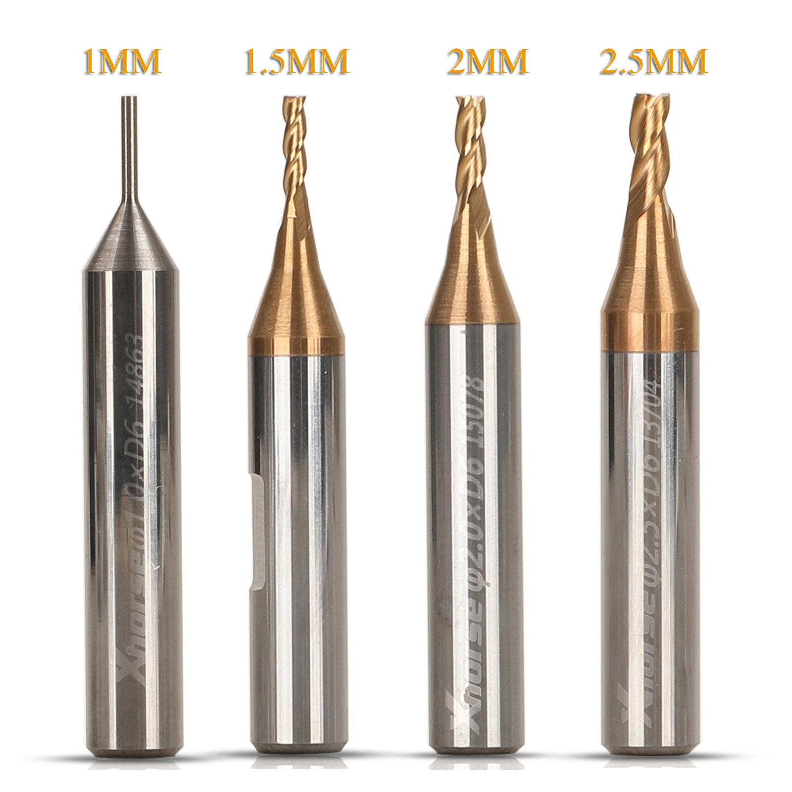 Kutery 1/1.5/2/2.5MM Milling Tracer Cutter Probe For Xhorse CONDOR XC MINI Plus XC-007 Dolphin XP Key Cutting Machine