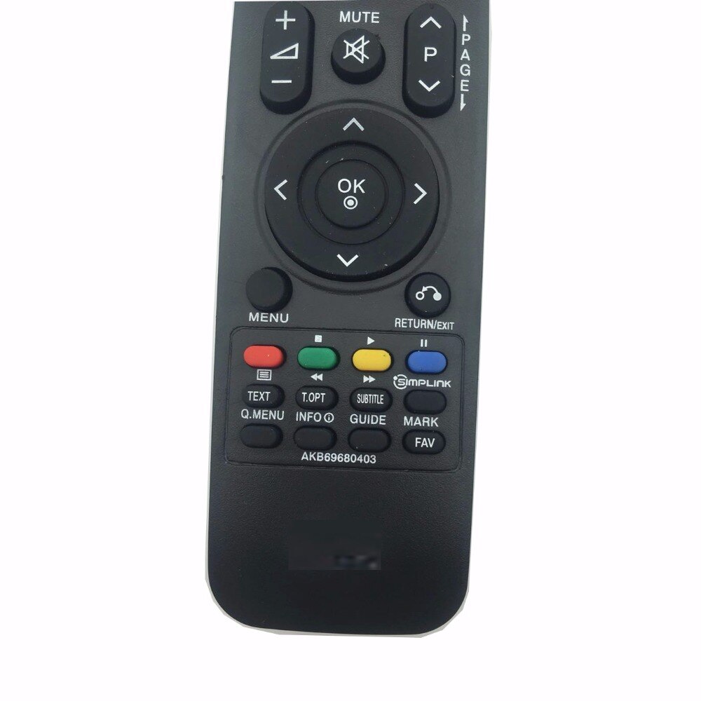 Replaced AKB69680403 Remote Control for LG TV 22LU4010 26LH2010 26LH2000 32LH3800 37LH3000 37LH4000 42LF2500 42LF2510