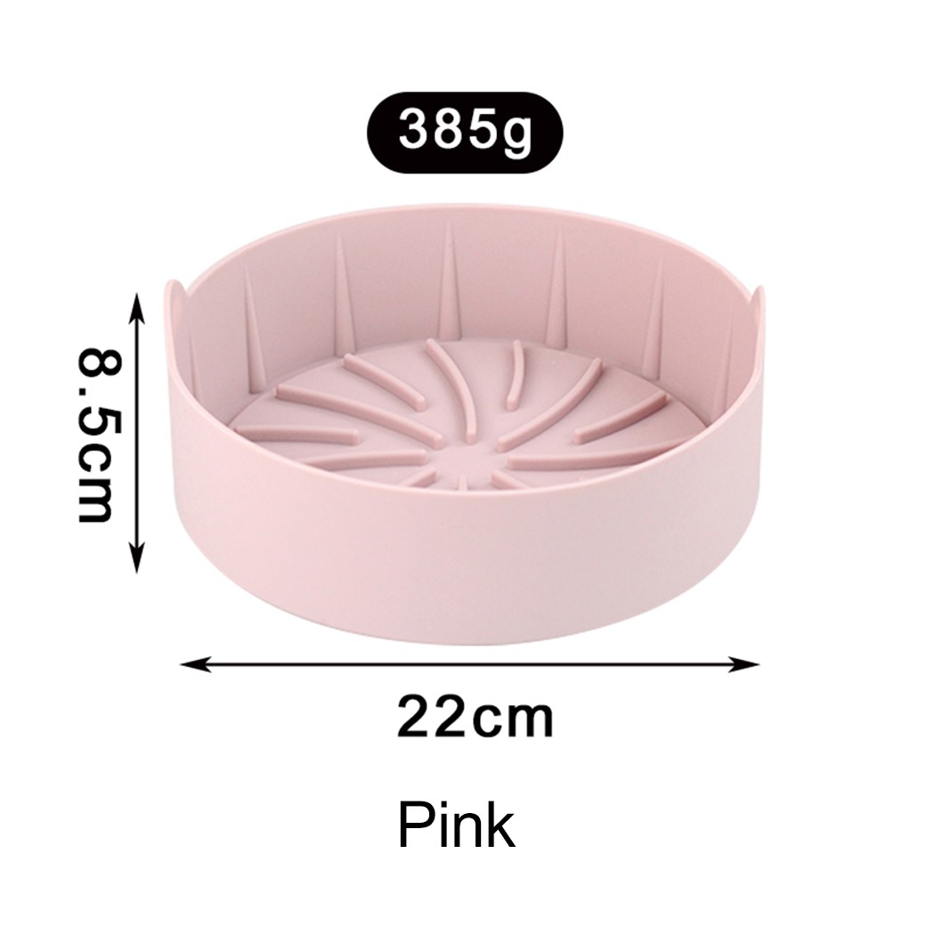 Air Fryer Silicone Pot Reusable Air Fryer Liner Keep The Basket Clean BPA FREE Food Safe Container Bowl For Air Fryer Microwave