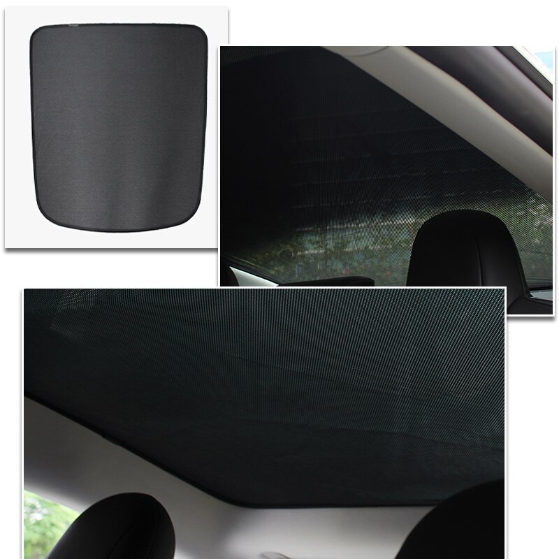 Car Retractable Windshield For Tesla Model 3 Car Window Cover Sunshade Curtain UV Protection Shield Curtain Auto Sun Shade