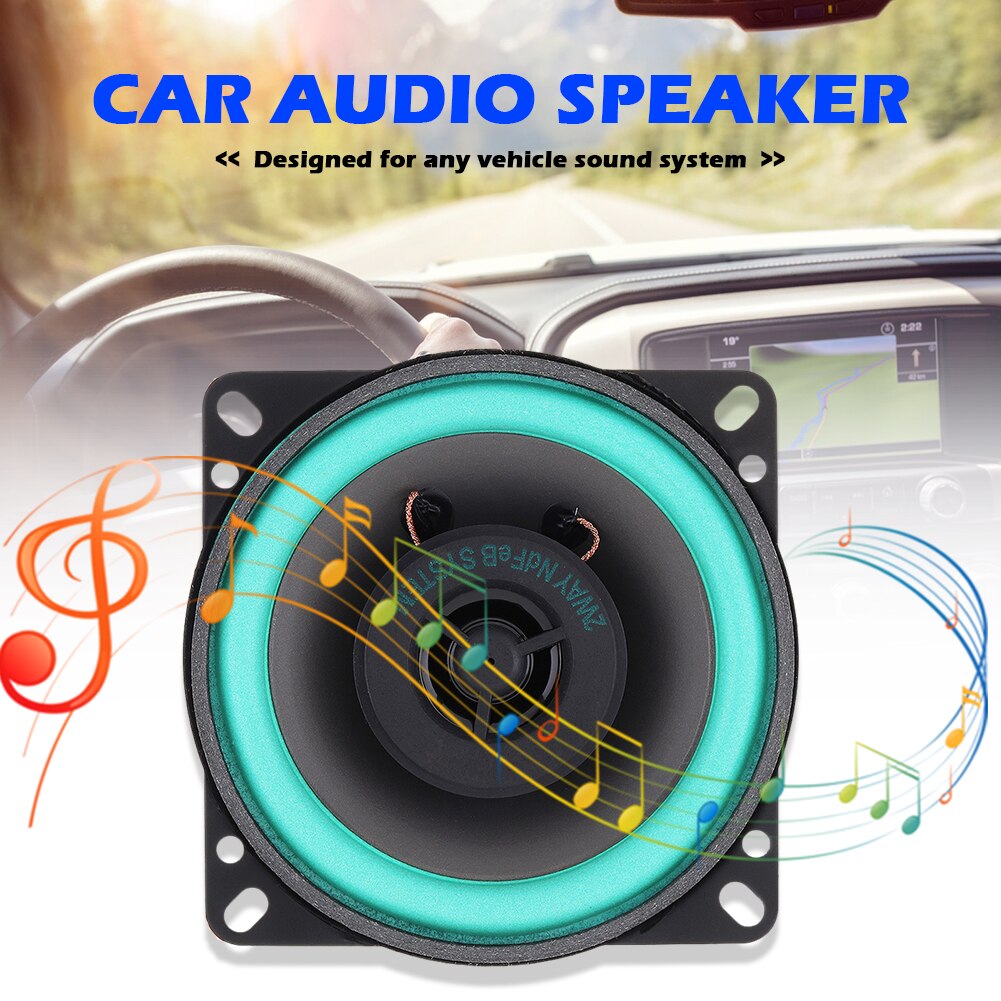 2 Way Car HiFi Coaxial Speaker 100W 4 Ohms Universal Vehicle Door Speaker Auto Stereo Audio Music Loudspeaker Car Parts