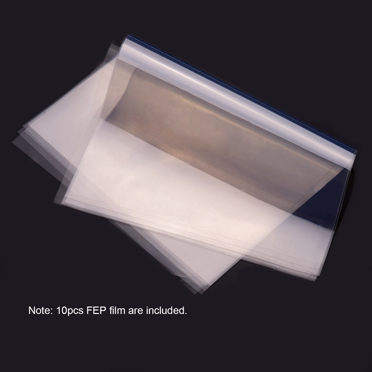 Fep film transparent frigivelsesfilmark 280*200m tykkelse 0.1mm høj transmissionsstyrke til foton uv harpiks 3d printer