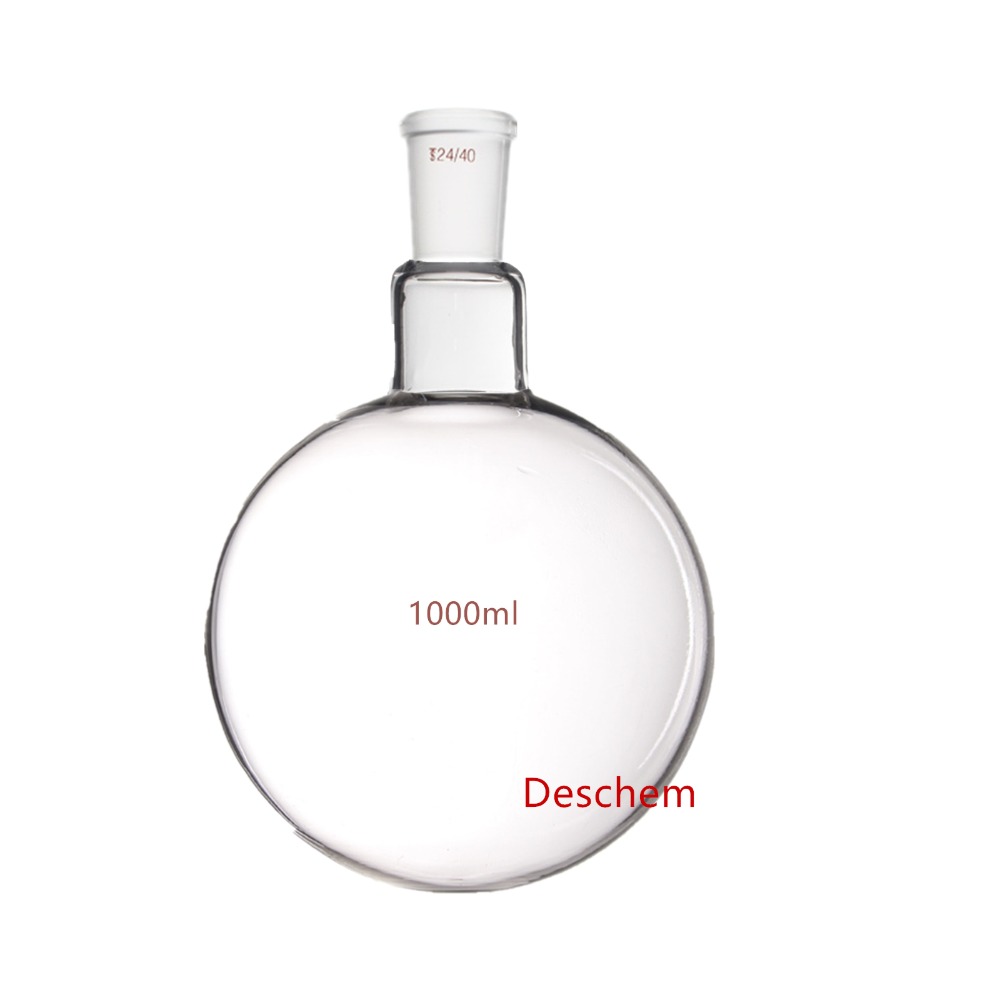 1000ml 24/40 Glass Distillation Vacuum Apparatus W/500ml Erlenmeyer Flask Lab Chemistry Kit