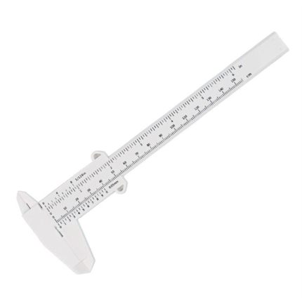 Calibrador vernier digital de 150mm y 6 pulgadas, calibrador de plástico puro, calibrador vernier de profundidad, micrómetro, herramientas de medición DIY: plastic vernier