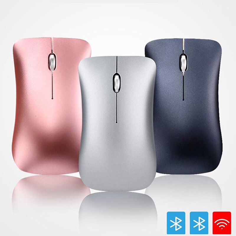Jelly Comb Bluetooth 5.0 USB Wireless Mouse Aluminum Alloy Rechargeable Mouse Bluetooth 5.0+ 3.0+2.4G Wireless Mouse Silent