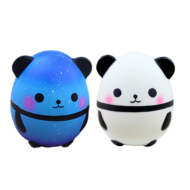 Squishy Speelgoed Schattige Panda Speelgoed Squishie Langzaam Stijgende Speelgoed Voor Kinderen Volwassen Stress Relief Squeeze Speelgoed Wit En Blauw Baby