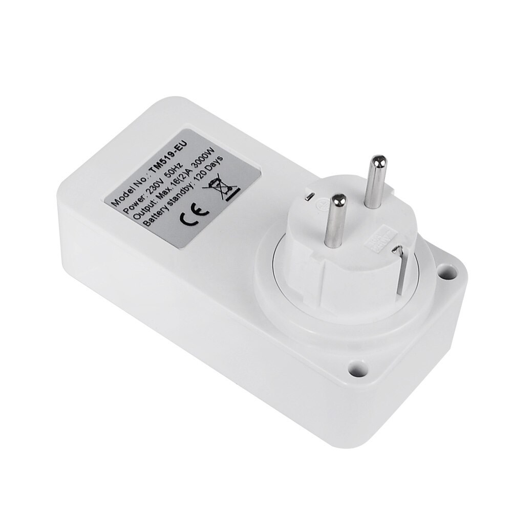 Elektronische Super Grote LCD Digitale Programmeerbare Socket Tijdschakelaar Kookwekker Outlet 230V 50HZ Plug-in Tijd relais Programmeur