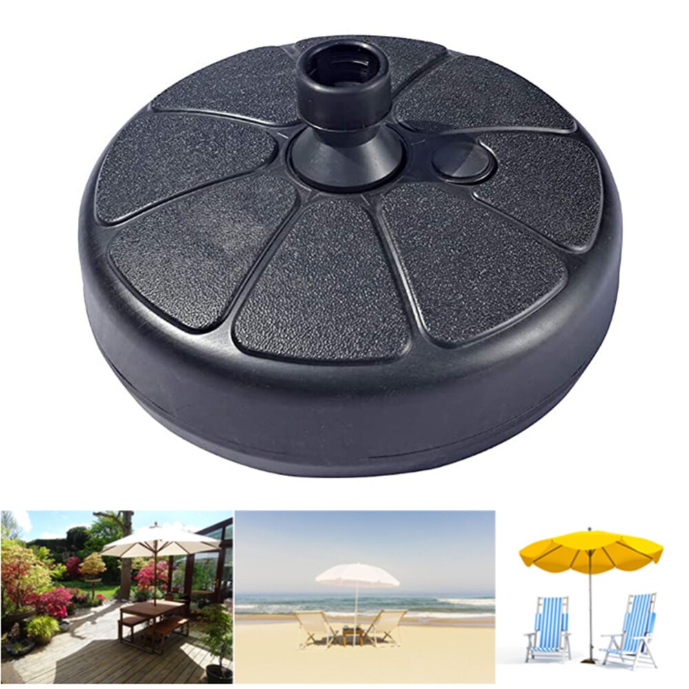 Durable Parasol Umbrella Base Round Sunshade Parasol Umbrella Stand Outdoor Patio Yard Garden Beach Sun shade Base Accessories