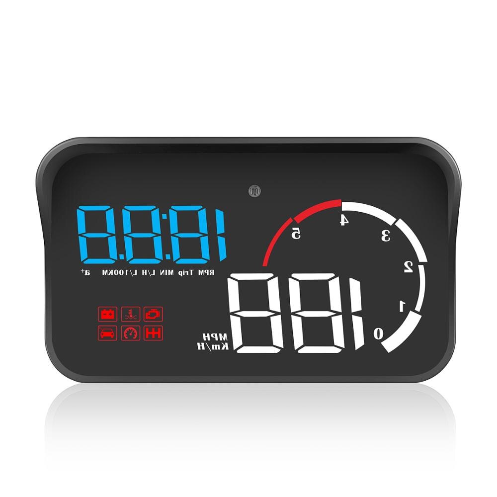 car speed projector HUD obd2 heads up display automatically adjust the brightness