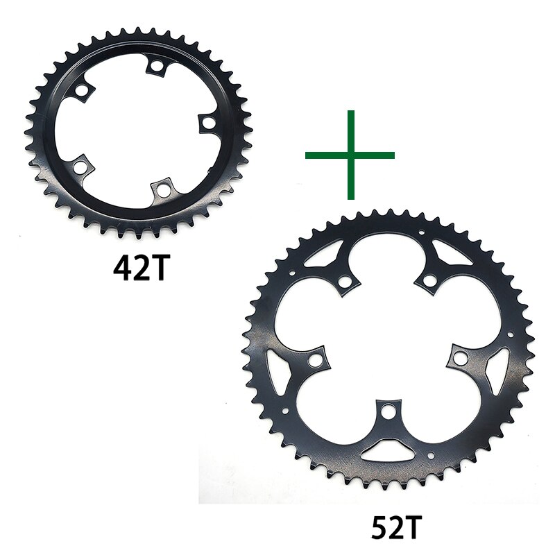 TSDZ2 Chain Wheel Chain Ring 34T 42T 44T 52T Electric Bicycle Ebike Part Chainwheel TongSheng Mid Drive Motor Chainwheel: 42T 52T