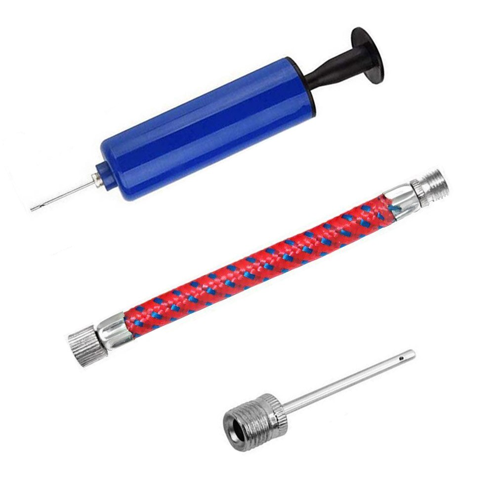 10 stücke Fahrrad Pumpe Luftpumpe Set Hand Pumpe Inflator Tragbare Ball Aufblasen Pumpe Werkzeuge Mit Luft Schlauch