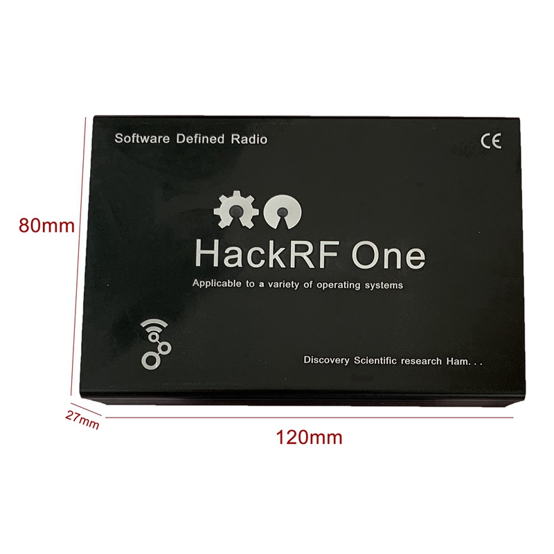 SDR Case for HackRF One - Aluminum Housing Black Cover Shell