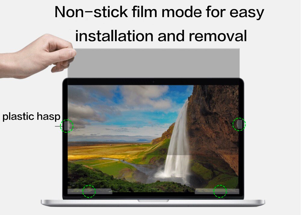 Filtro de privacidad de para Macbook Air de 13 pulgadas, modelo A1369, A1466, película protectora de pantalla antideslumbrante, para Mac Air 13,3