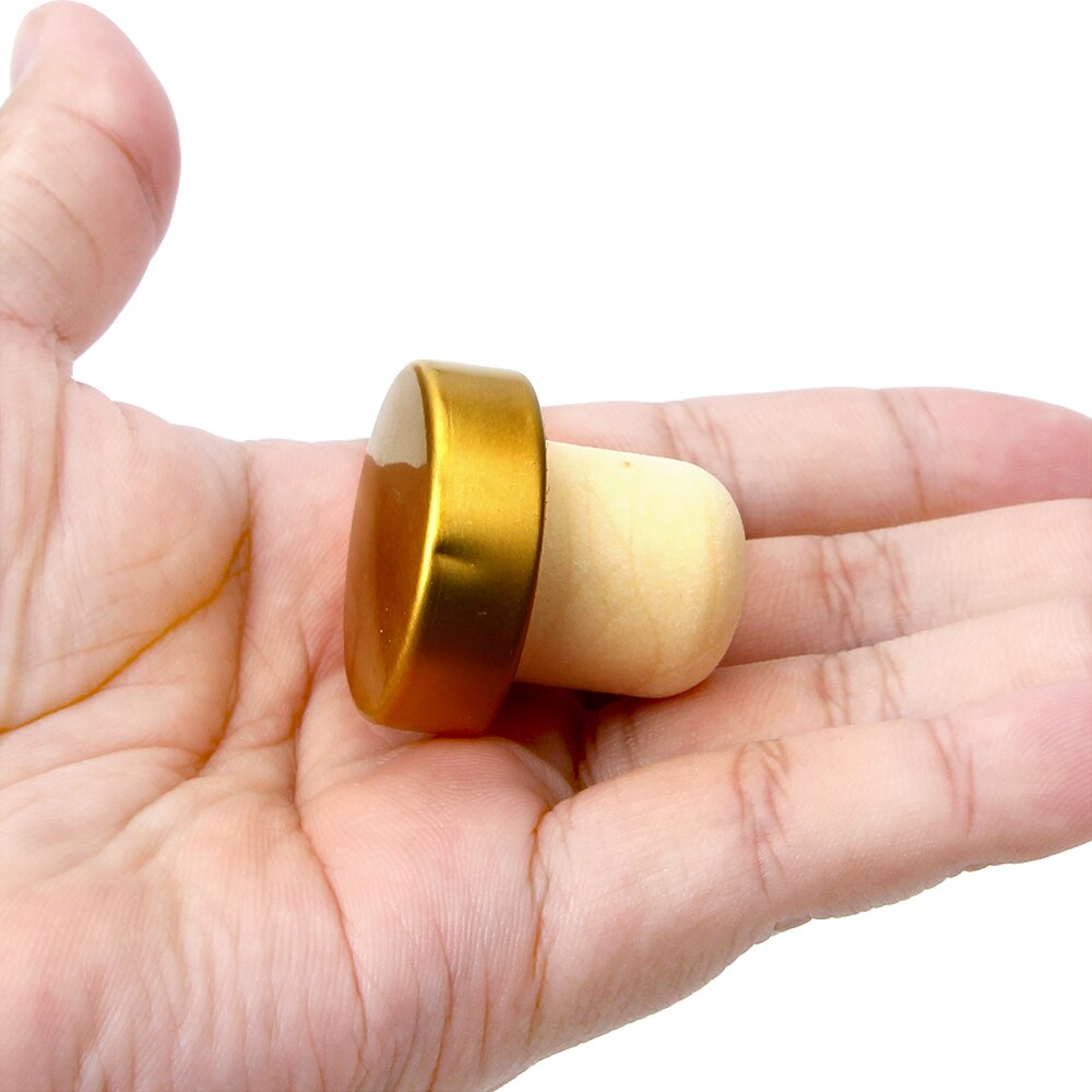 Tapón de corcho de goma en forma de T para vino, tapa de botella, suministros de barra de cocina, herramientas de Bar, tapón de sellado de botella, 5 unids/lote