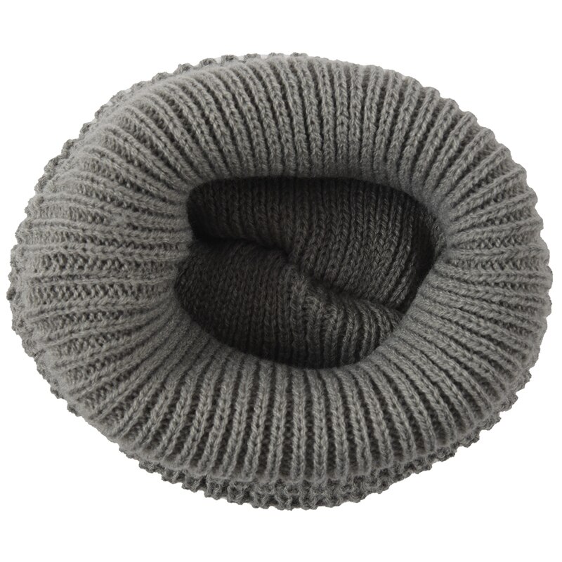 Heren slouchy lange muts gebreide muts voor zomer winter oversized grijs