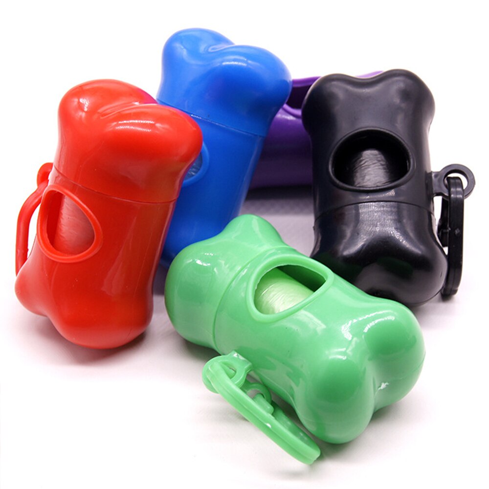 Waste Bag Dispenser for Dog Waste Carrier Green Black Pet Supply Accessory Dog Cat Small Tools Poop Bag Holder