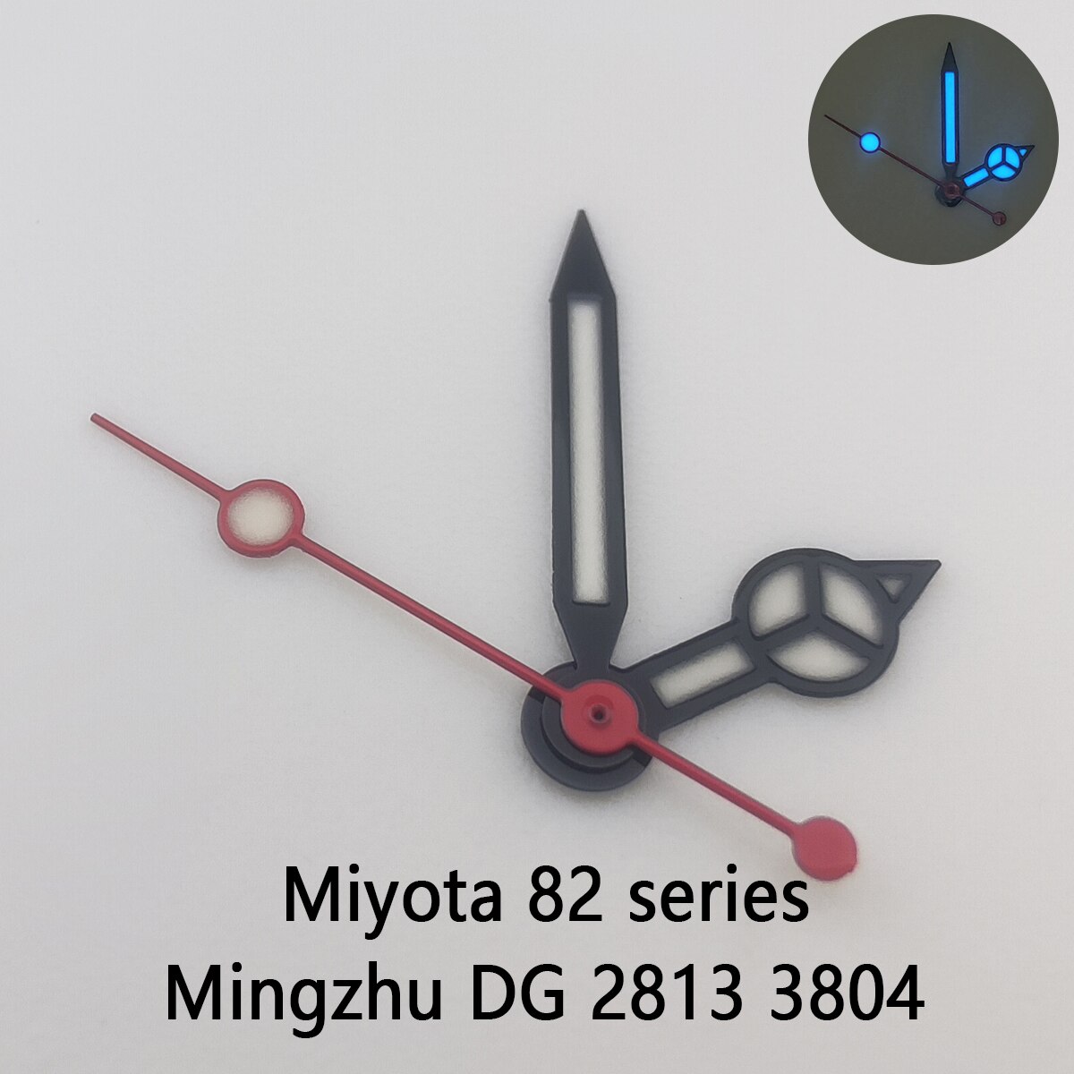 Uhr Zeiger grün leuchtende passen Miyota 8205 8215 821A Mingzhu DG 2813 3804 NH35 NH36 und 2836 2824 bewegung uhr hände: 8 Miyota mingzhu