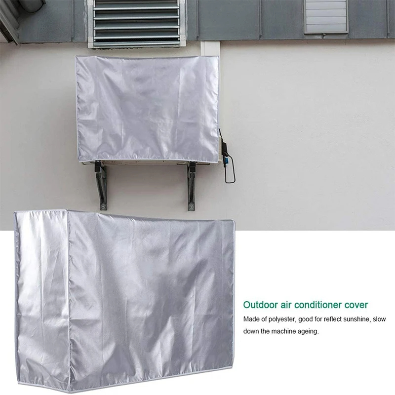 Capot de climatiseur couvercle étanche extérieur extérieur condensateur stockage à domicile anti-poussière crème solaire charge frontale sèche-linge couvre