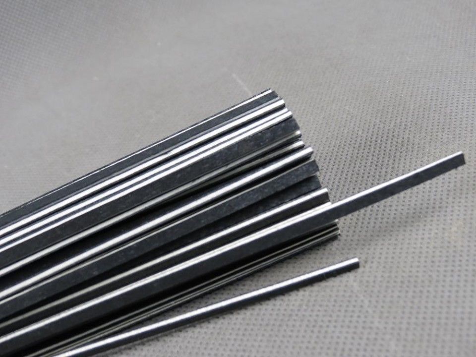 100 stks Cello (zwart + wit + zwart) hout strip, decoratieve rib materiaal van maple