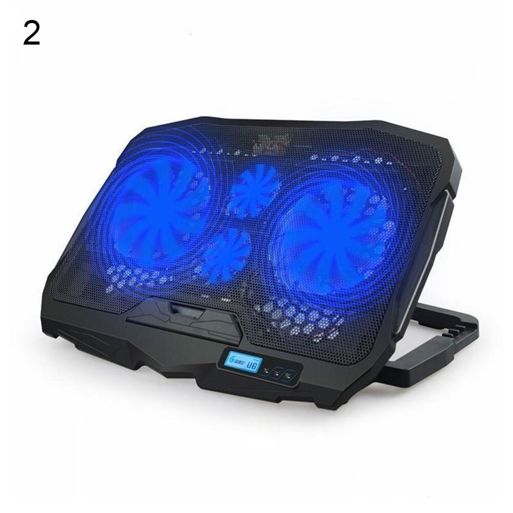 Gaming Laptop Cooler Adjustable Speed 2 USB Ports and Cooling Fan Laptop Cooling Pad Notebook Stand for 14/15.6inch: 2