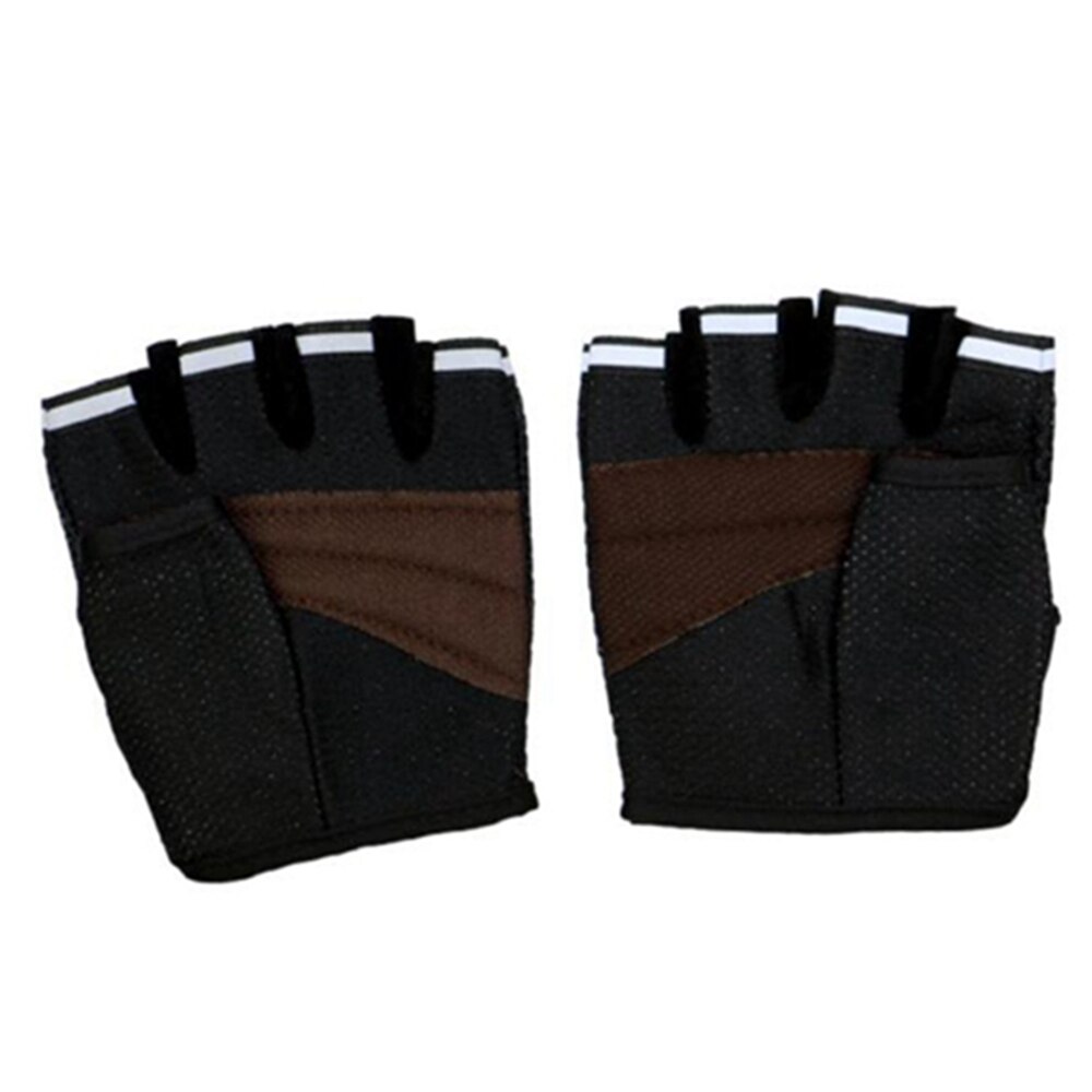 Guantes de ciclismo transpirables para hombre, de medio dedo, antigolpes, para exteriores, guantes de bici deportes