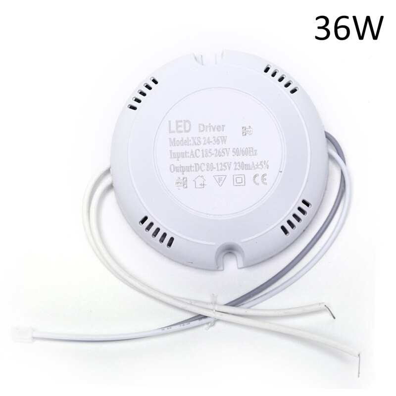 1PC 24W 36W 220V LED Driver Ceiling Driver Round Driver Lighting Transform for LED Downlights Lights