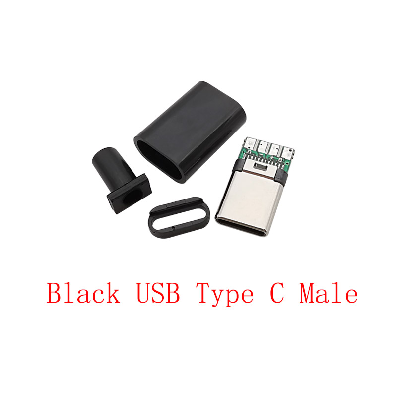 Złącza USB Micro USB/typ C / USB 2.0 typ męski żeński Adapter do lutowania dane naprawcze gniazda wtyczek do ładowania: Brązowy / 5-9 Sztuk