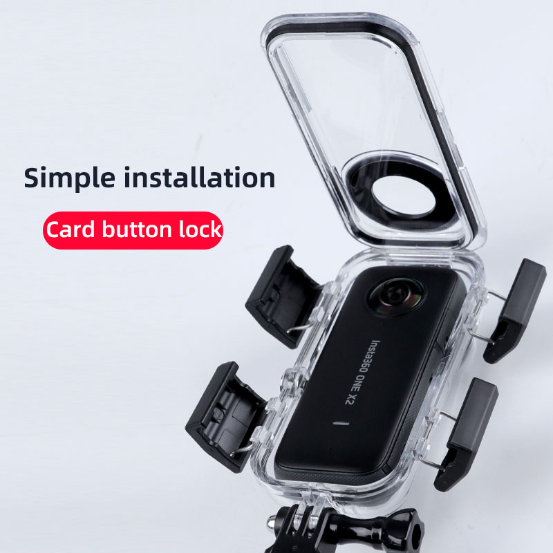Insta360 Een X2 Dive Case 45M Diepte Waterdicht, Aciton Camera Accessoires
