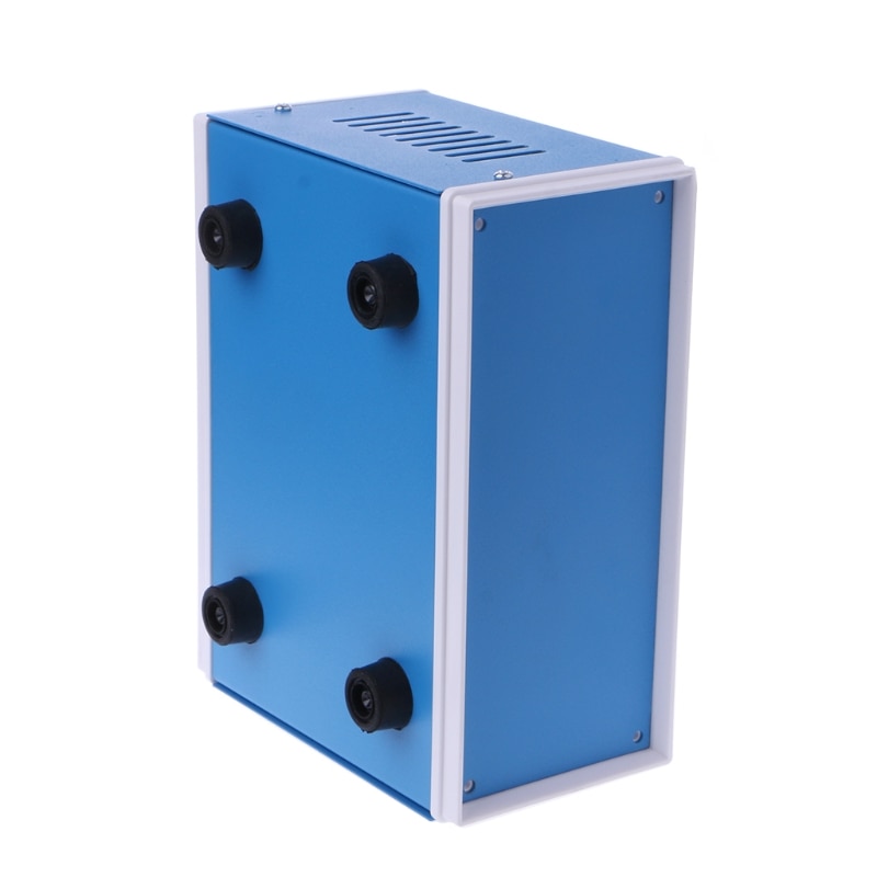 Carcasa de Metal azul para proyecto DIY Junction Box 6,7 \ "x 5,1 \" x 3,1 \ "Y5LD