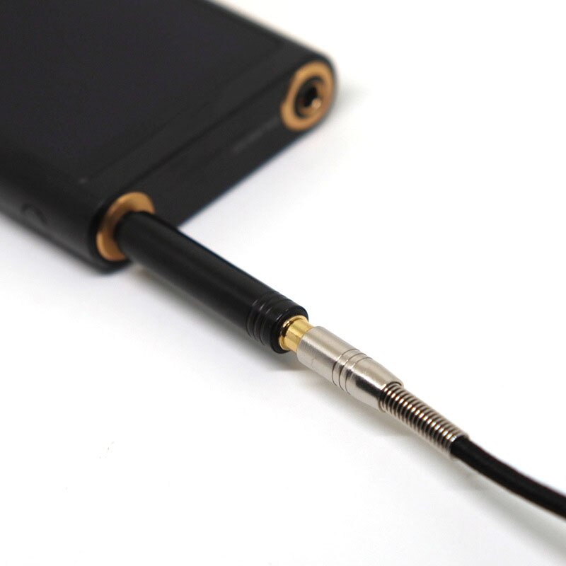 Durable And Practical Copper 80/220Ohm Headphone Impedance Plug Adapter 3.5mm Eliminate Earphone Noise
