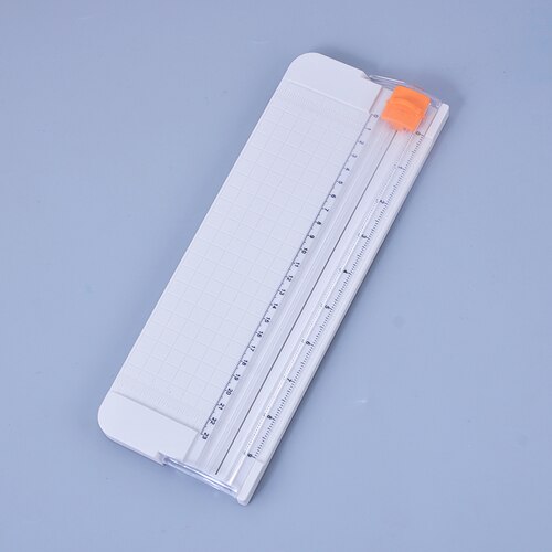 Mini paper cutter Popular A5 Precision Paper Photo Trimmers Cutter Scrapbook Trimmer Lightweight Cutting Mat Machine: Creamy-white