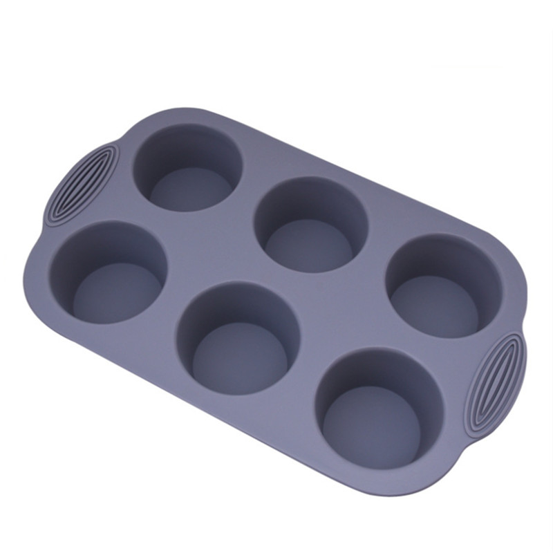 Moldes de silicona para hornear, molde para pastel redondo estriado, formas antiadherentes para bollos de gelatina, molde para pan