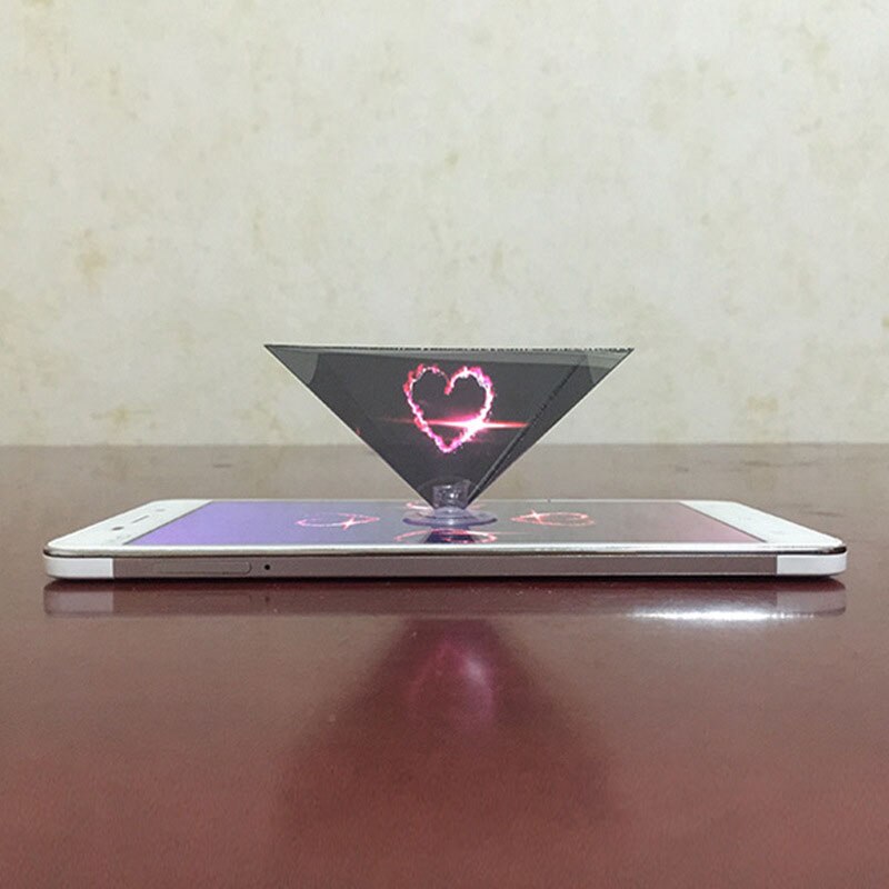 3D Hologram Piramide Display Projector Video Stand Universal Voor Smart Mobiele Telefoon XR649