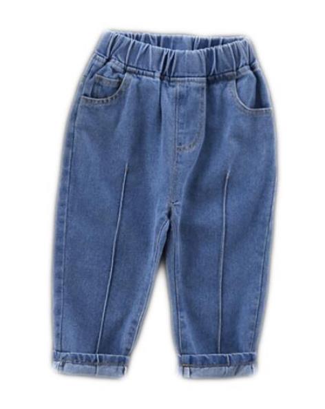 Boys jeans spring Kids Jeans Boys Pants Elastic Waist Stretch Denim Clothes Children Trousers For 2 to 6 Years: 6T-height 130cm