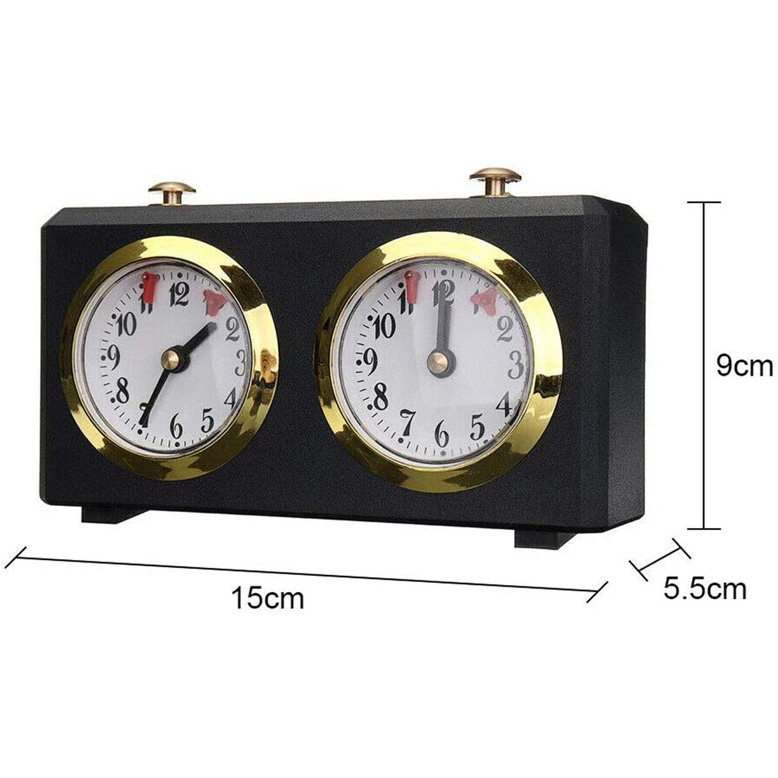 Analog Chess Clock -Mechanical Chess Clocks Garde -Chess Clock Count Up Down Game Accessory Specialty Clocks Tools