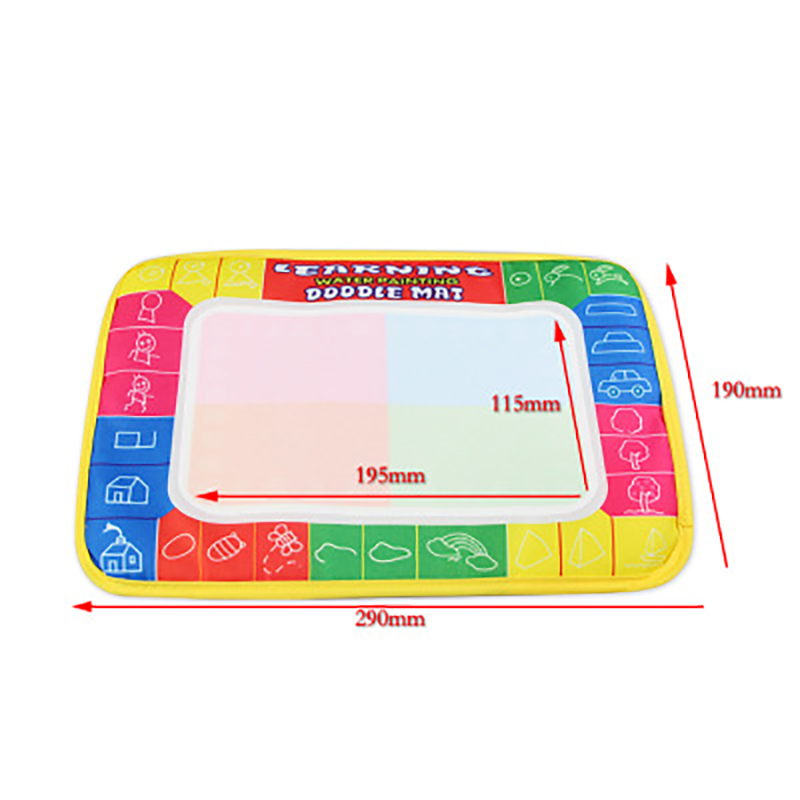 Magique eau dessin toile enfants Aqua Doodle dessin peinture tissu écriture tapis conseil enfant Fun & Edcational outils 29*19cm