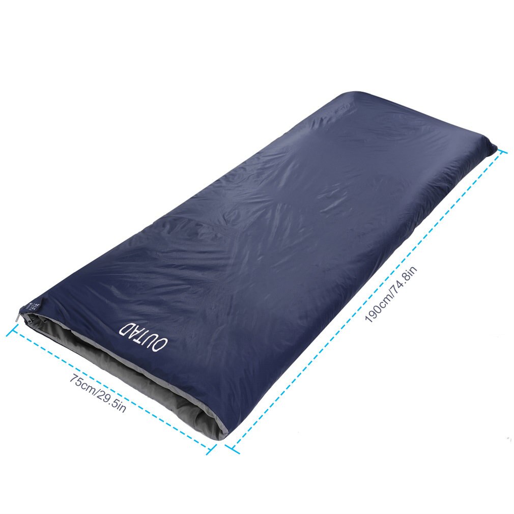 OUTAD Multifuntion Mini résistant à l'eau respirant Ultra-léger enveloppe sacs de couchage 320D pour Camping en plein air voyage randonnée