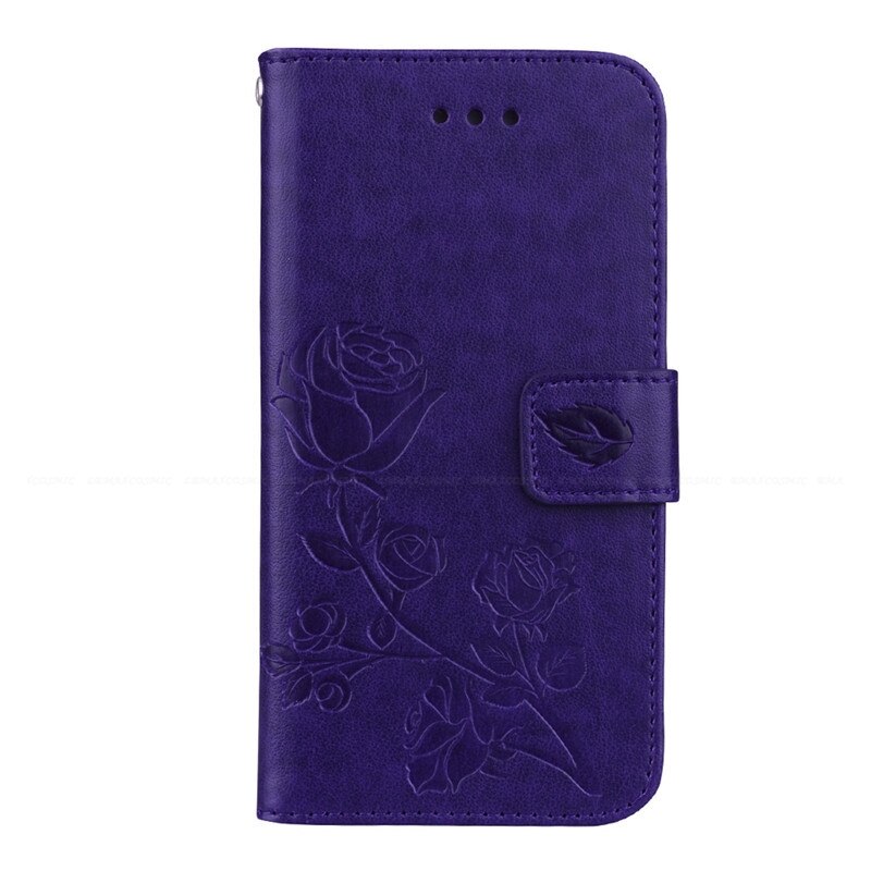 Étui à rabat en cuir pour huawei honor 5a y5 ii, housse pour huawei  y5 ii 5.0 étui portefeuille 2 pouces pour huawei honor  y5 ii 5a housse lyo -l21: Violet