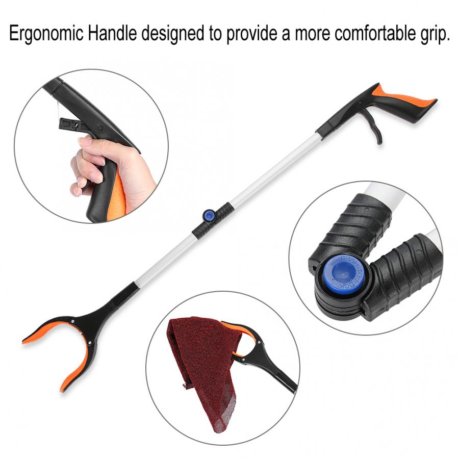 Collapsible Scalable Grabber Reacher Rotatable Gripper Mobility Aid Reaching Assist Tools Dressing Aids