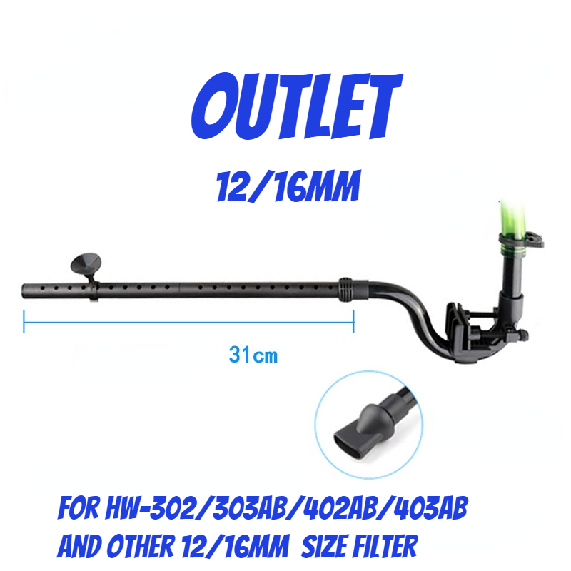 Aquarium Water Inlaat Uitlaat Buis Aquarium Water Instroom Uitstroom Buisleidingen Sunsun HW3 HW4 Externe Filter: 1216mm out