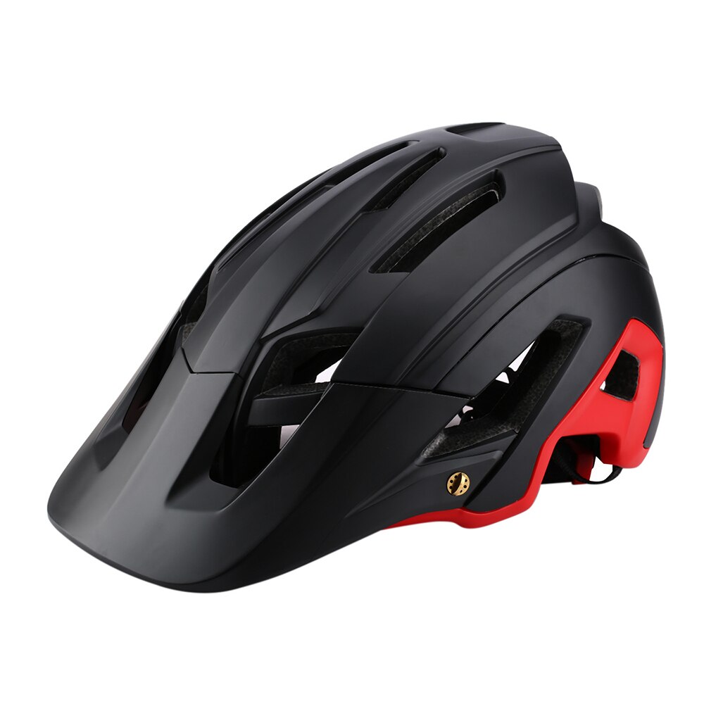 Casco de ciclista mujeres hombres Casco de bicicleta Capacete Da Casco bicicleta de montaña MTB Ciclismo de Carretera de seguridad al aire libre deportes ciclismo Casco: Black  red