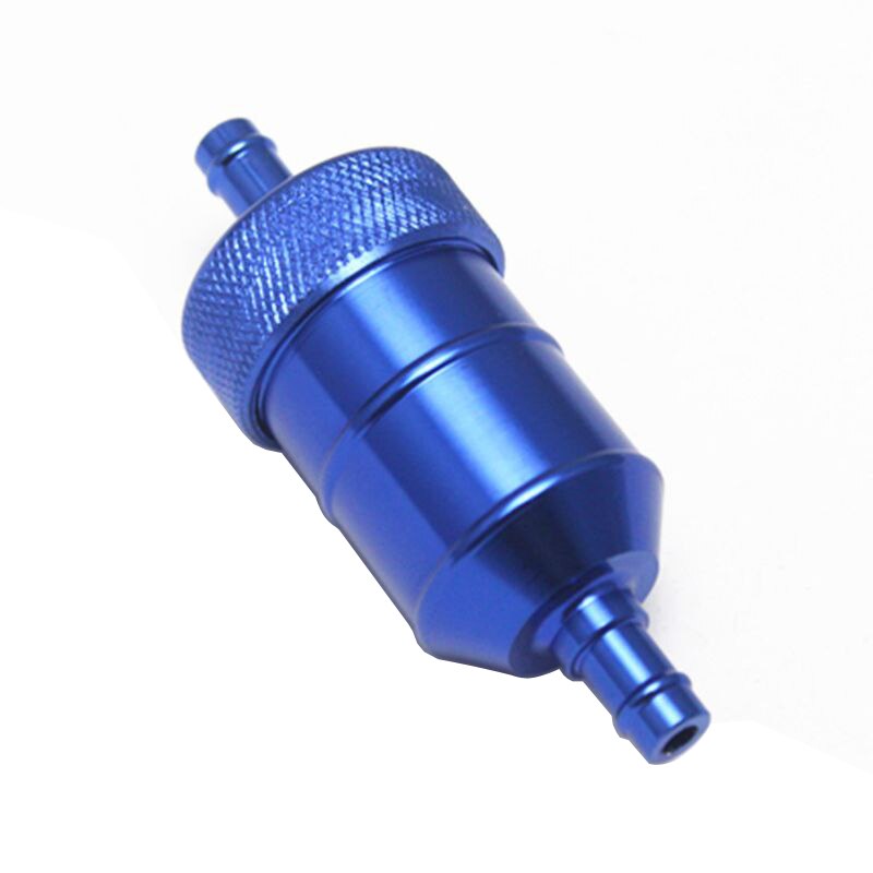 Filtro Universal de combustible y Gas para motocicleta, limpiador de gasolina, Dirt Bike, ATV, Quad, 5 colores, 8mm: blue
