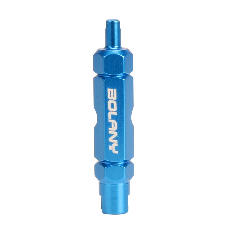 Double-head Bicycle Wrench Valve Core Disassembly Tool Multifunction Valve Core Removal Tool Wrench Disassembly Tubeless Tool: blue